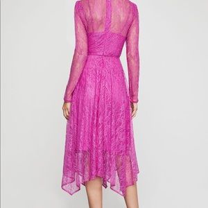 BGBG Max Azria Asymmetrical Lace Cut Out Dress
